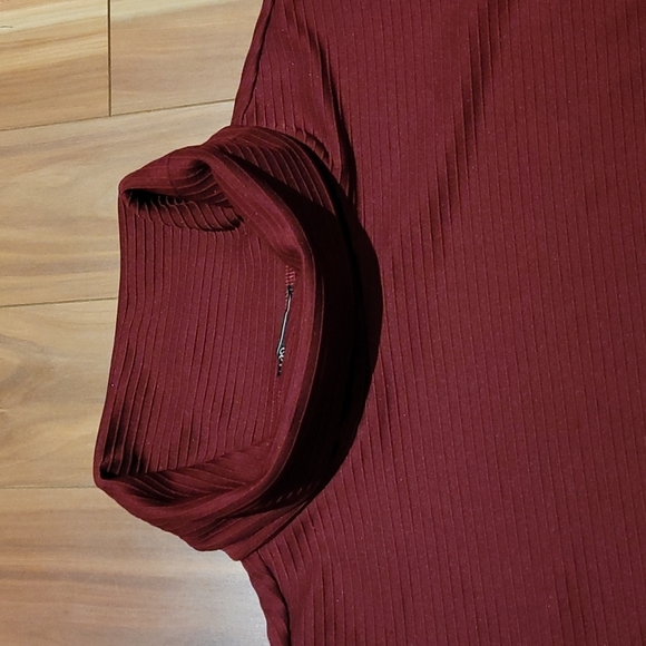 Nwt DIANE GILMAN oversized turtleneck top - Picture 4 of 4